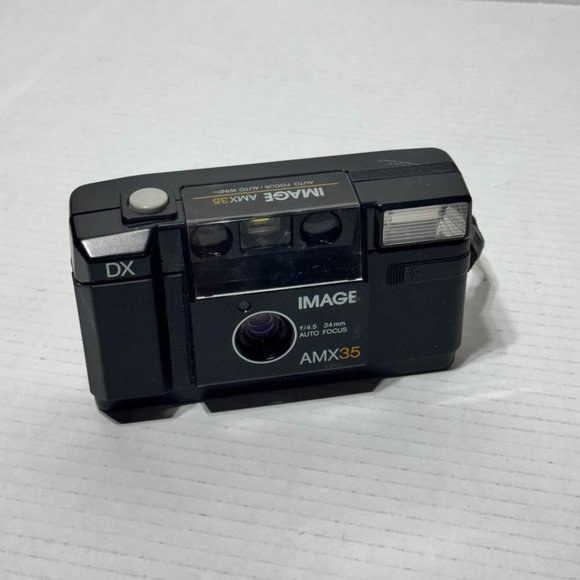 ๐ท Vintage IMAGE MX35 Focus-Free Motorized Camera 35mm with Flash (UNTESTED) - Picture 2 of 8
